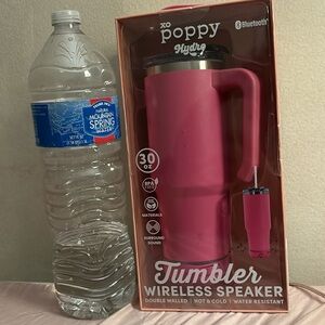 XO Poppy Hydro Pink Wireless Speaker Bluetooth Tumbler